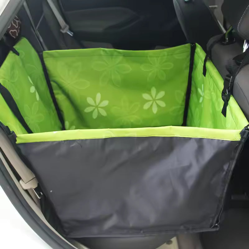 Pet Car Seat Cover Hammock – Rear Seat Protector for Dogs &amp; Cats