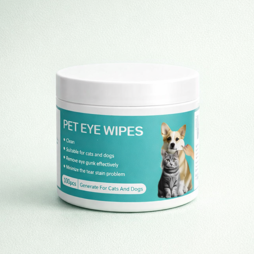 Tear Stain Eye Wipes for Pets | Wet Cleaning Pads