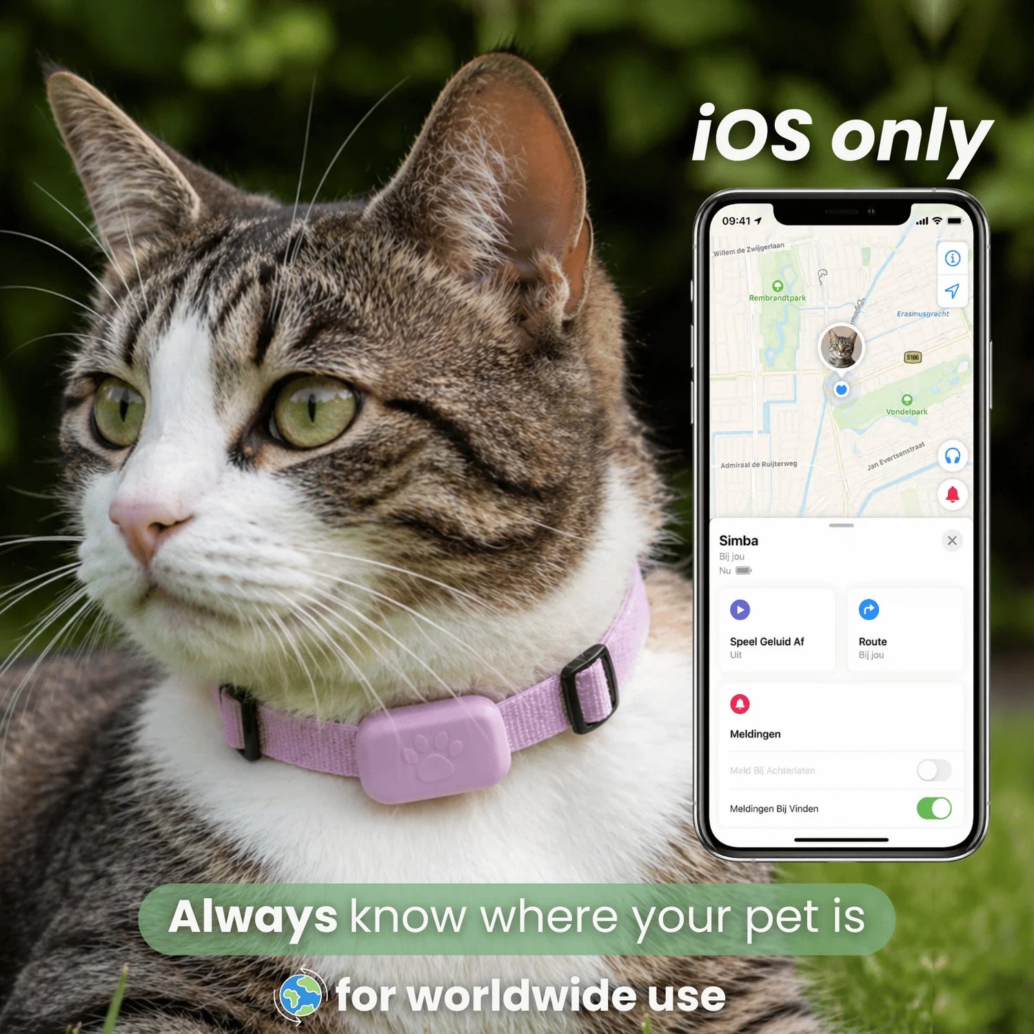Pet GPS Tracker – Apple Find My Compatible Tracker for Dogs