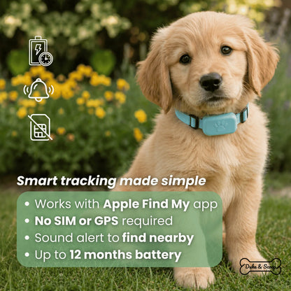 Pet GPS Tracker – Apple Find My Compatible Tracker for Dogs
