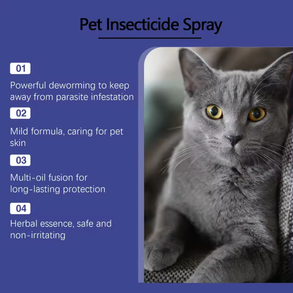 Pet Grooming Spray for Dogs and Cats | Deodorizing Formula