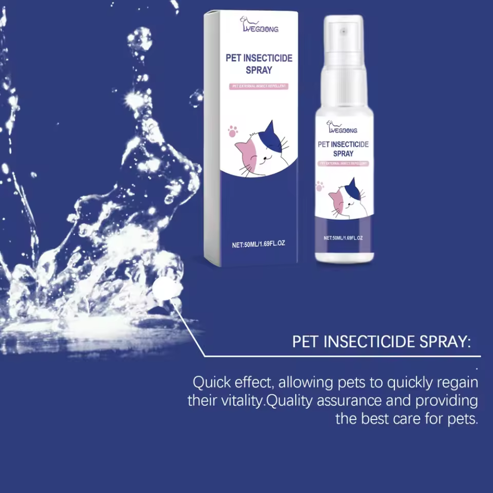 Pet Grooming Spray for Dogs and Cats | Deodorizing Formula