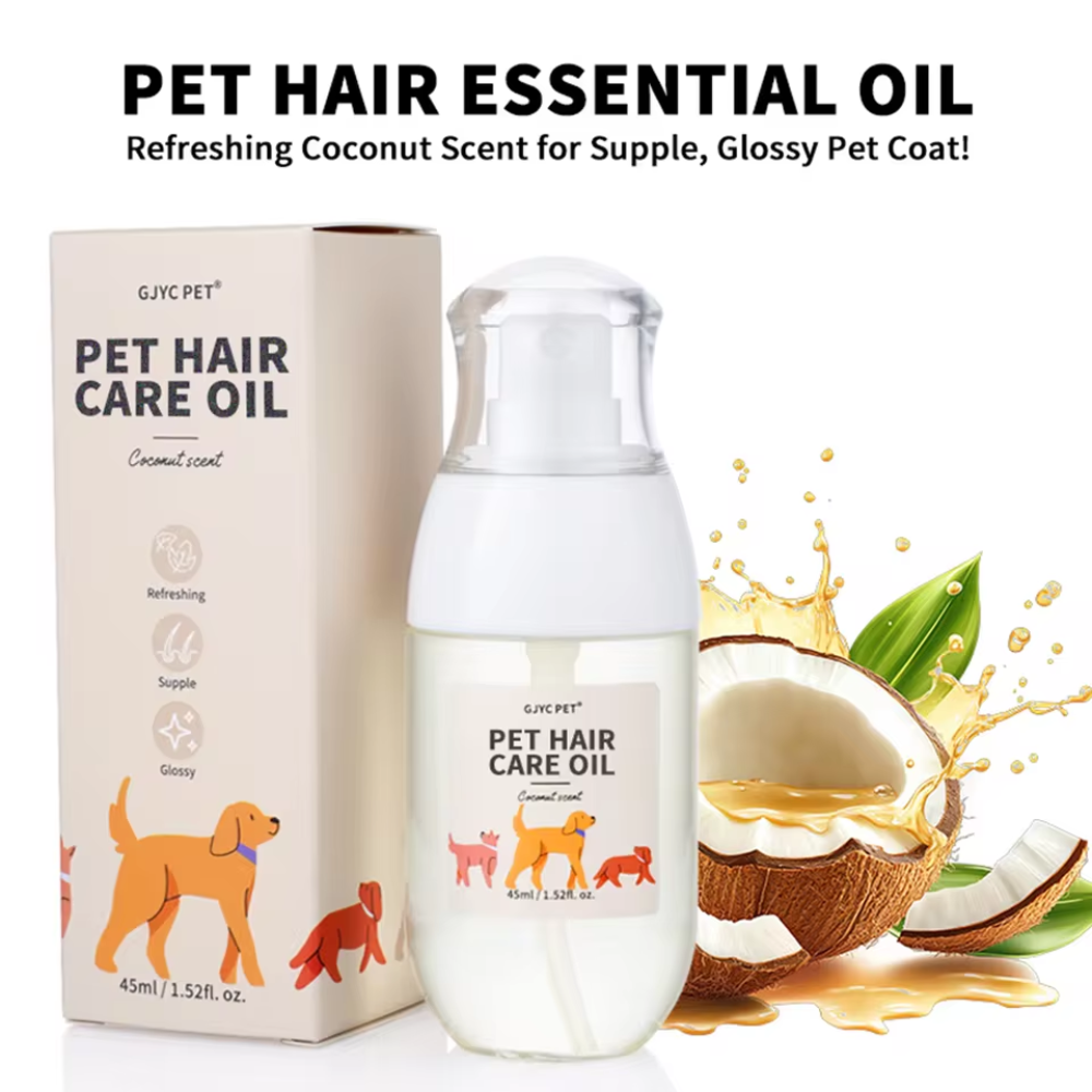 Pet Hair Oil Spray for Dogs and Cats | Coat Spray
