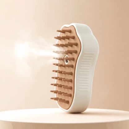 Pet Steam Grooming Brush for Dogs &amp; Cats – Deshedding &amp; Detangling Tool
