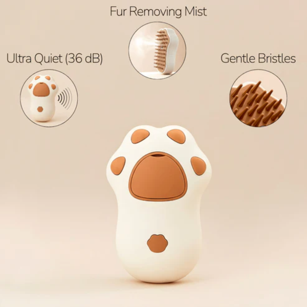 Pet Steam Grooming Brush for Dogs &amp; Cats – Deshedding &amp; Detangling Tool