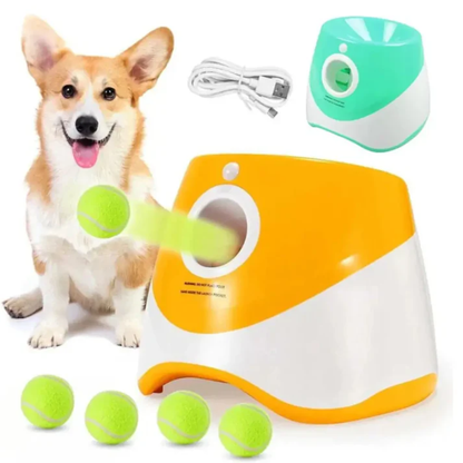 Automatic Dog Ball Launcher – Interactive Fetch Toy with 3 Distance Modes