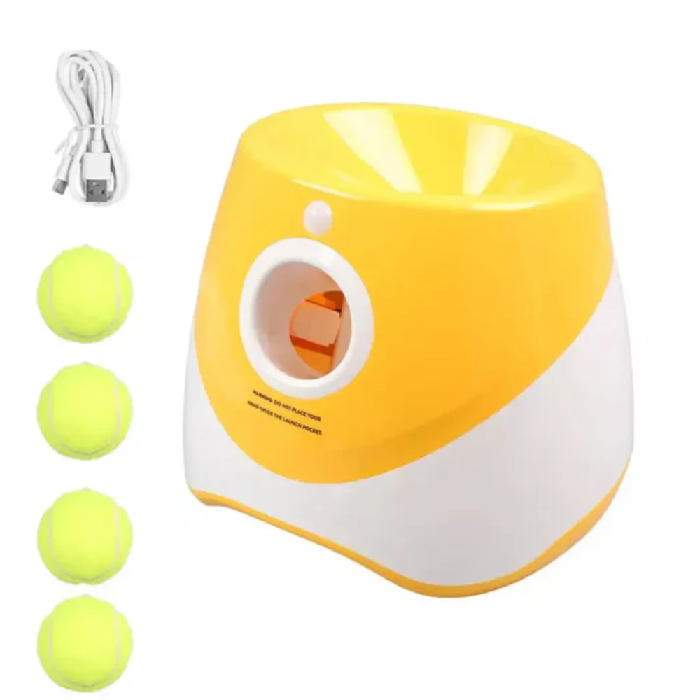 Automatic Dog Ball Launcher – Interactive Fetch Toy with 3 Distance Modes