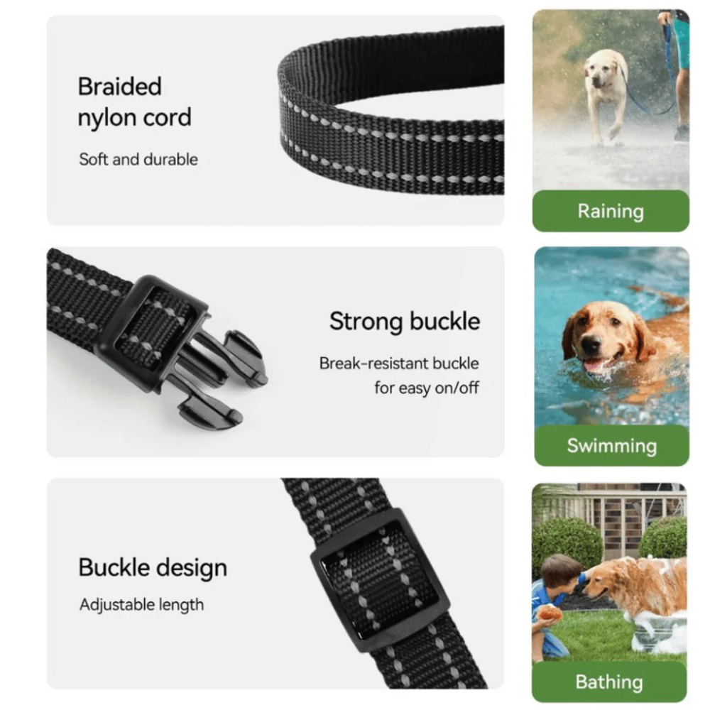 Remote Dog Training Collar – Adjustable Training System with 300m Range