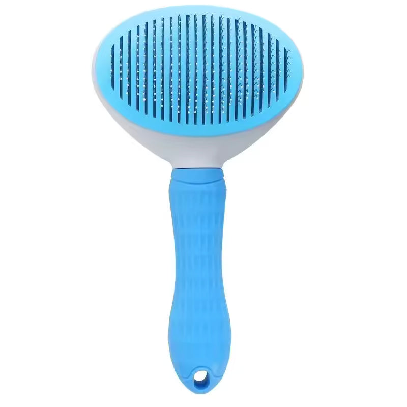 Self-Cleaning Pet Grooming Brush – Deshedding &amp; Dematting Comb for Dogs &amp; Cats