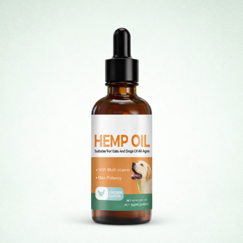 Hemp Seed Oil Drops for Cats and Dogs | Hair and Joint Care