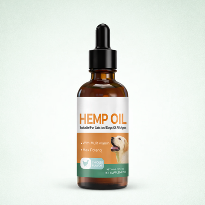 Hemp Seed Oil Drops for Cats and Dogs | Hair and Joint Care