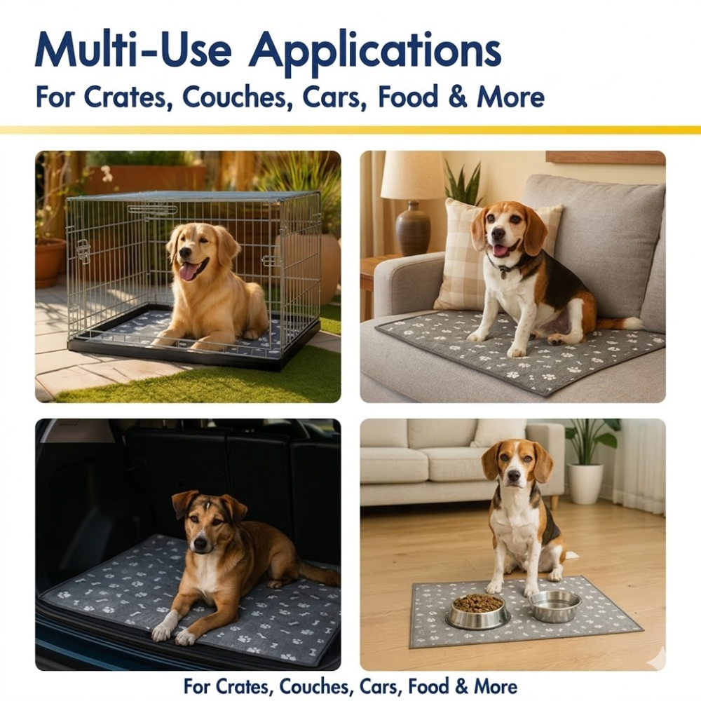 Washable Dog Training Pads – Reusable Waterproof Puppy Pads