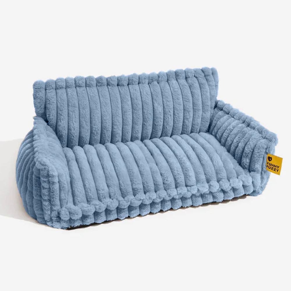 Washable Dog Sofa Bed – Large Fluffy Pet Pillow
