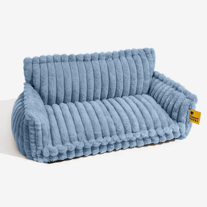 Washable Dog Sofa Bed – Large Fluffy Pet Pillow