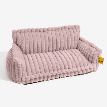 Washable Dog Sofa Bed – Large Fluffy Pet Pillow