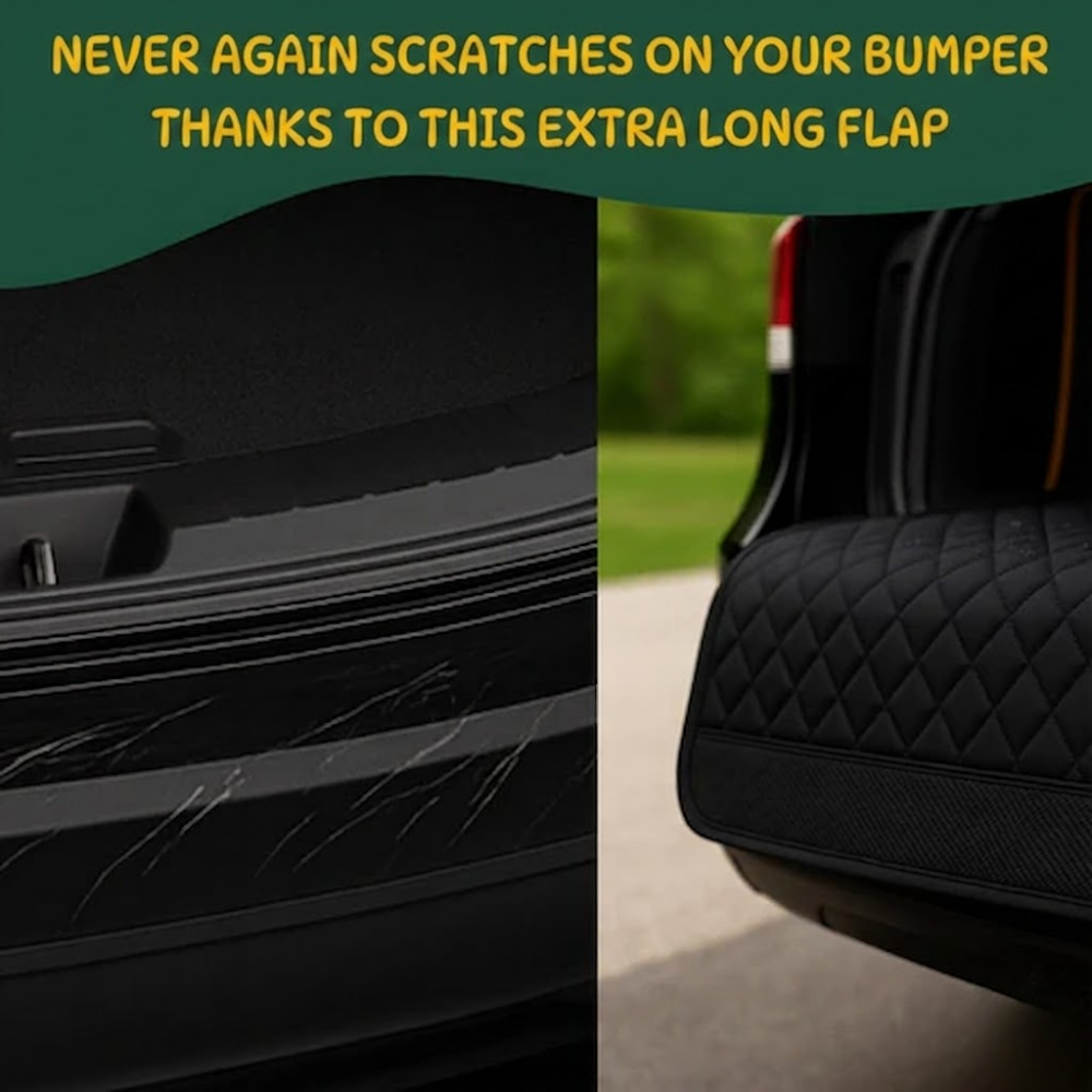Waterproof Dog Car Boot Liner &amp; Trunk Cover with Non Slip Backing
