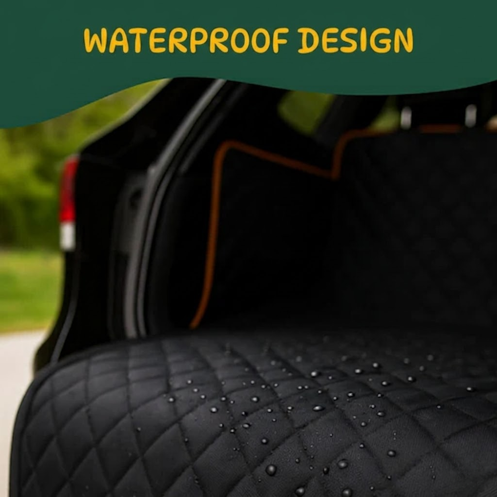 Waterproof Dog Car Boot Liner &amp; Trunk Cover with Non Slip Backing
