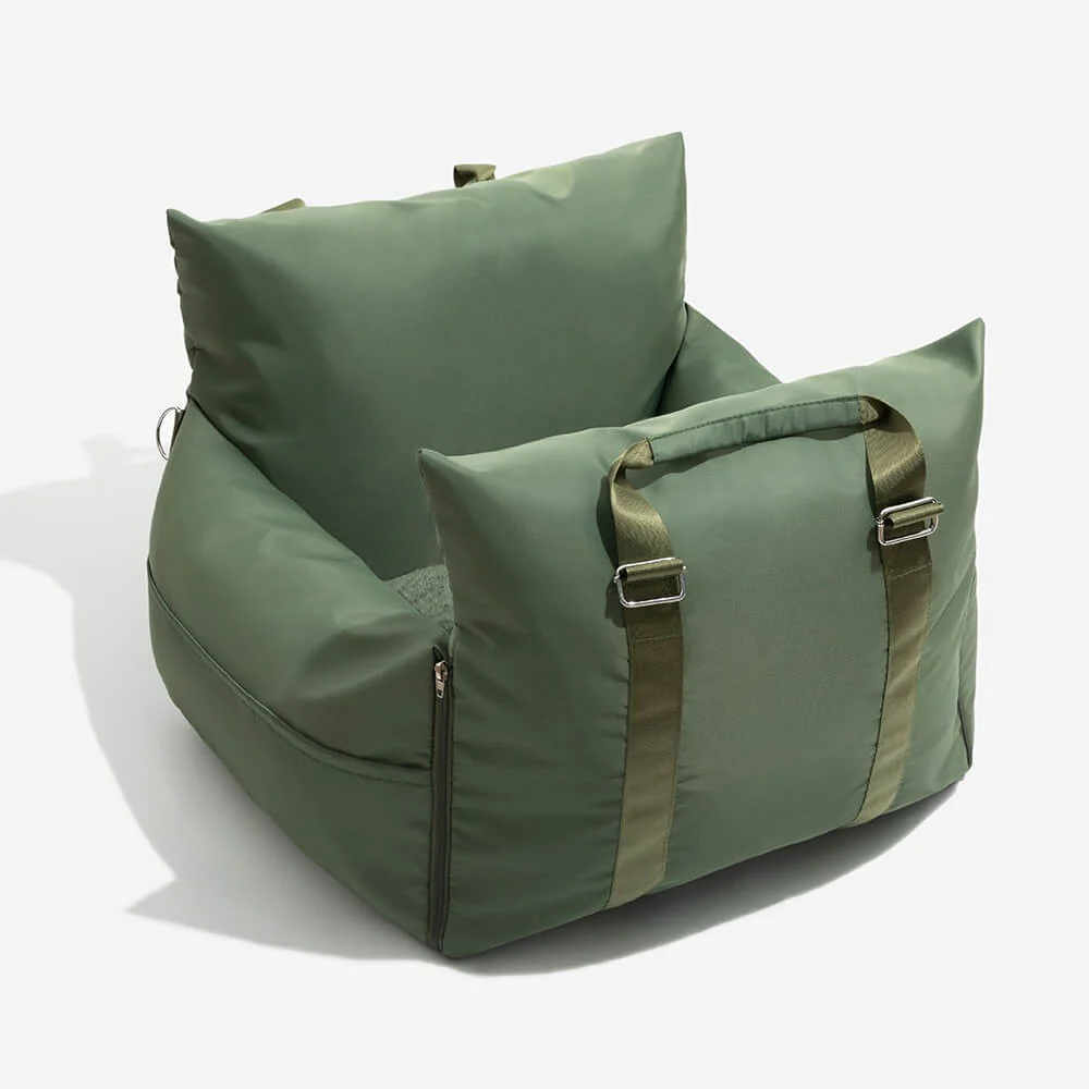 Waterproof Dog Car Seat Bed – Travel Booster for Small Dogs