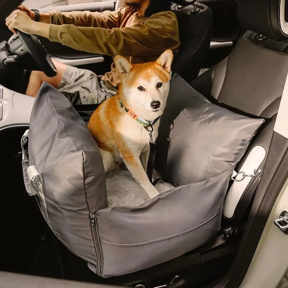 Waterproof Dog Car Seat Bed – Travel Booster for Small Dogs