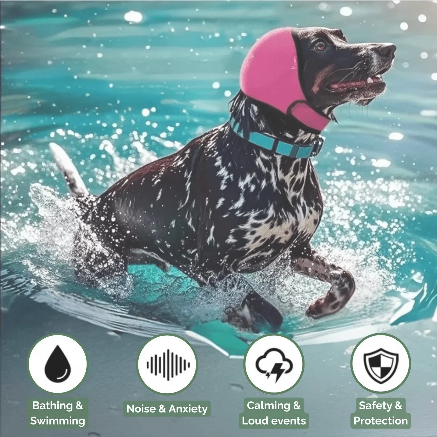 Waterproof Dog Ear Covers – Protective Dog Bathing Accessories