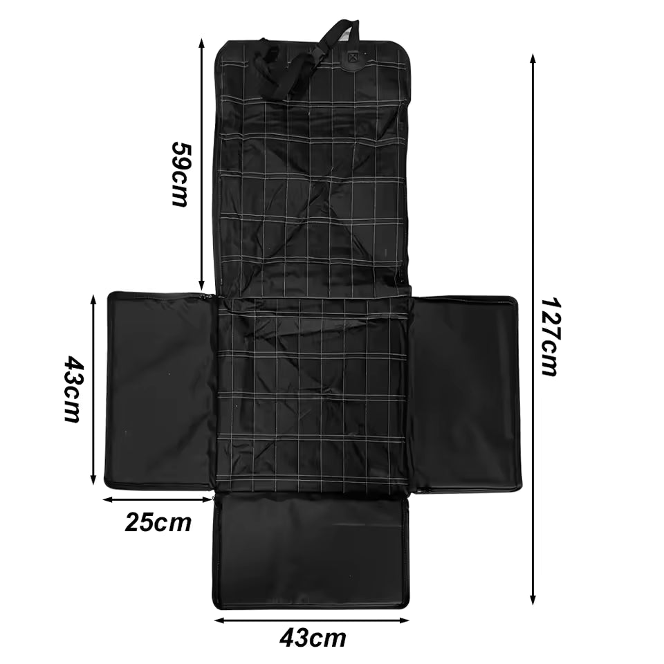 Waterproof Pet Car Seat Carrier – Folding Travel Hammock for Dogs &amp; Cats