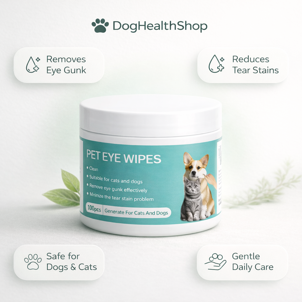 Tear Stain Eye Wipes for Pets | Wet Cleaning Pads